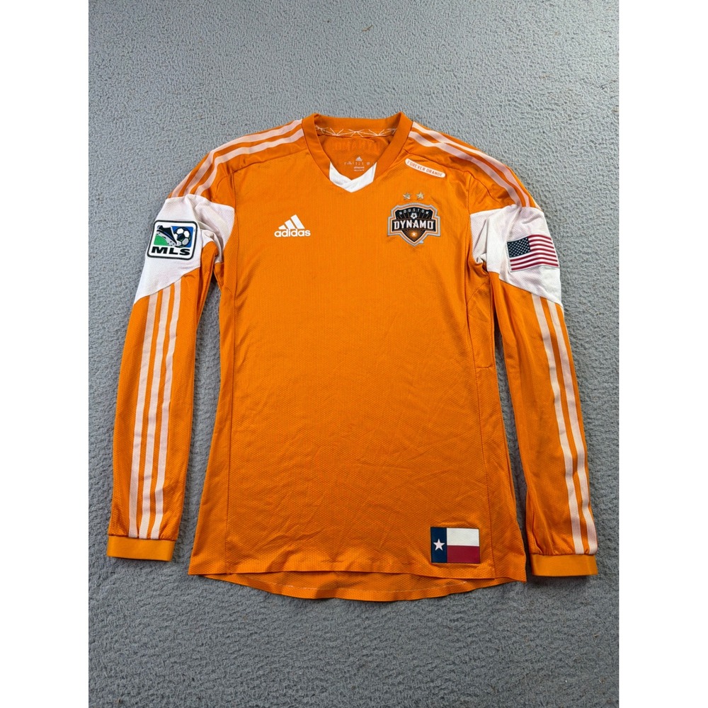 Adidas Men’s Houston Dynamo Long-Sleeve Jersey - Orange